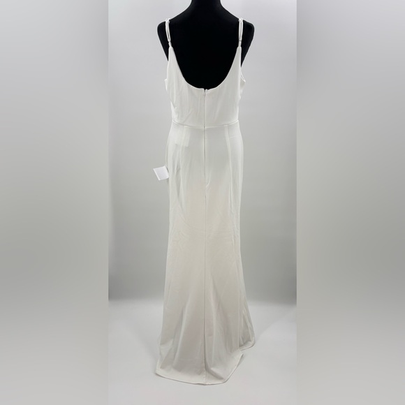 Lulus Infinite Glory White Maxi Dress size Large NWT - Picture 6 of 13